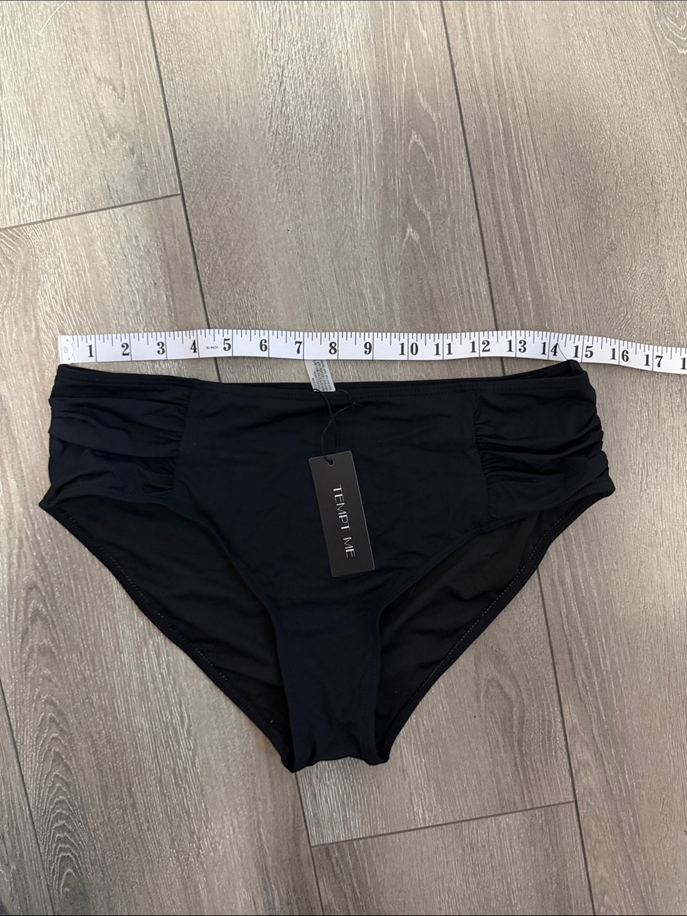 Tempt Me High-Waist Black Bikini Bottom - Picture 4 of 5